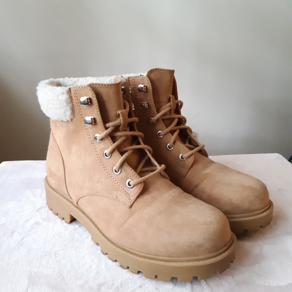 fur lined boots h&m